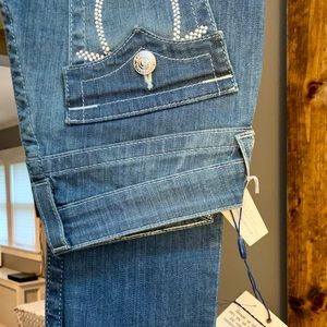 True Religion legging jeans w/ Swarovski crystals